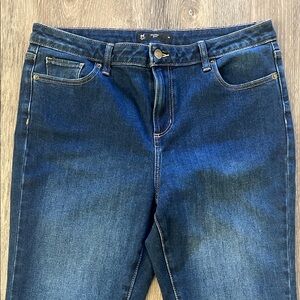 Deep Indigo Straight Leg Jeans
